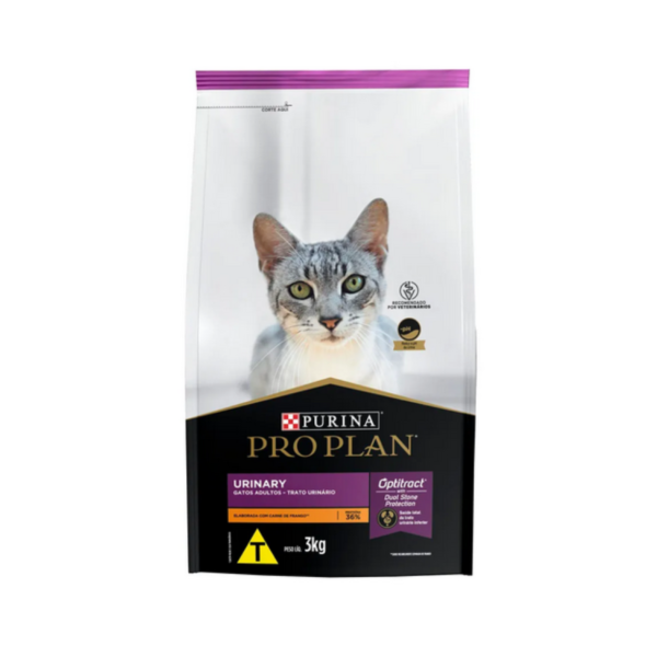 Ração Pro Plan Gatos Adultos – Trato Urinário Saudável - 3kg