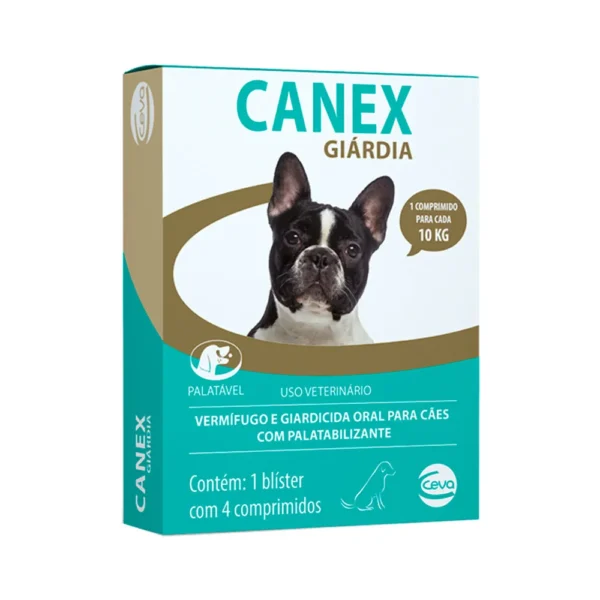Canex Giárdia Vermífugo 4 Comprimidos