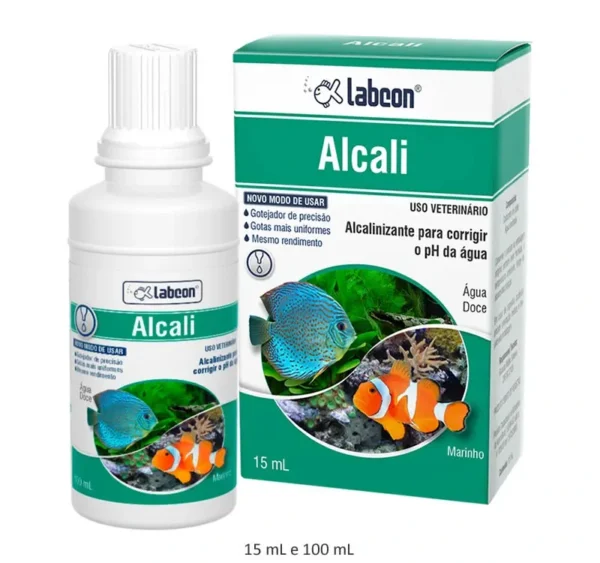 Alcali Labcon Alcalinizante para corrigir o pH da água 15ml