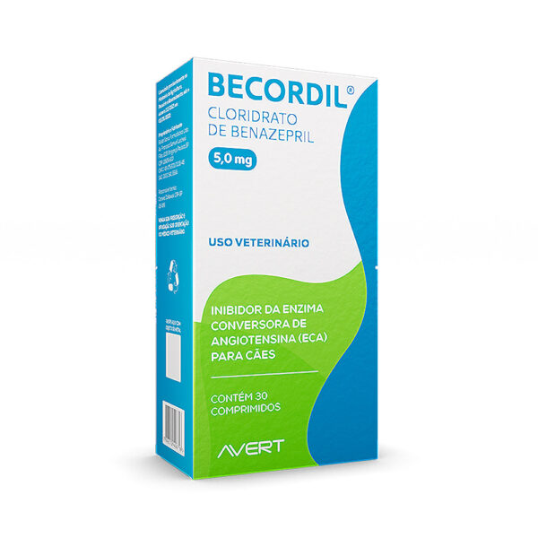 Becordil Avert 5,0 mg Anti-Hipertensivo com 30 Comprimidos