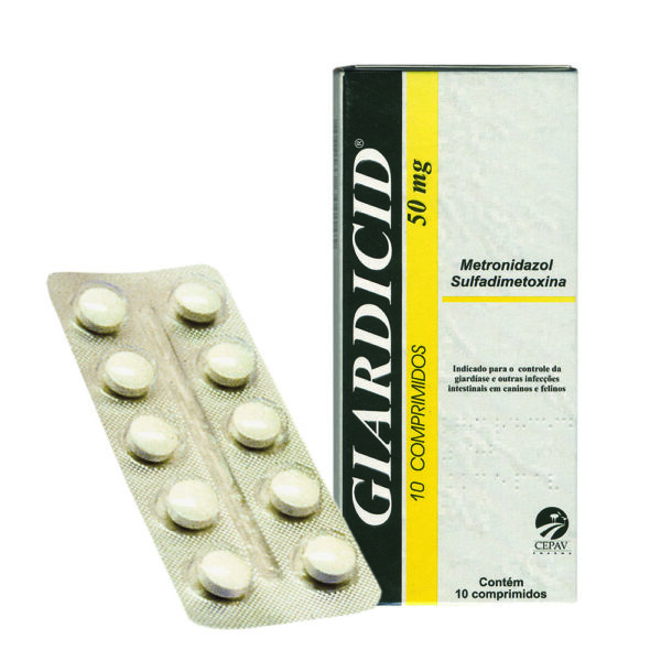 Giardicid  50mg 10 Compromidos