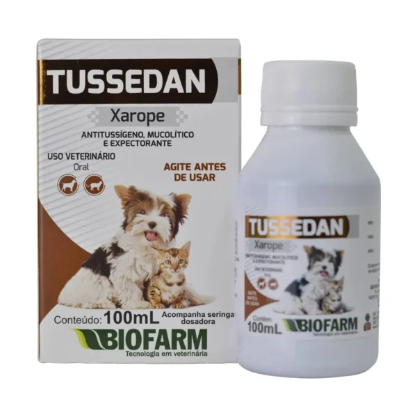 Tussedan Xarope para Cães e Gatos 100 ml