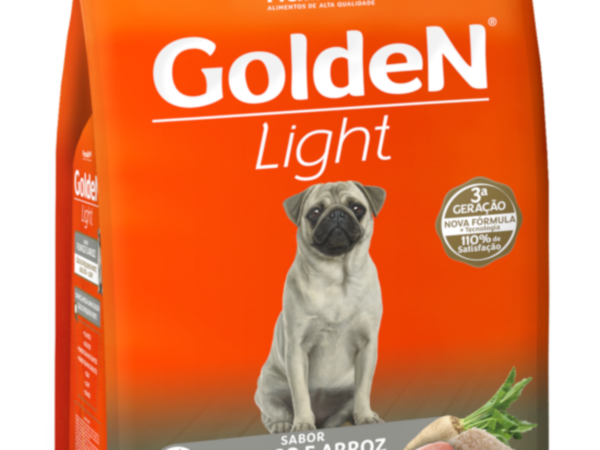 Ração Golden Formula Cães Adultos Light Porte Pequeno Frango & Arroz 10,1kg